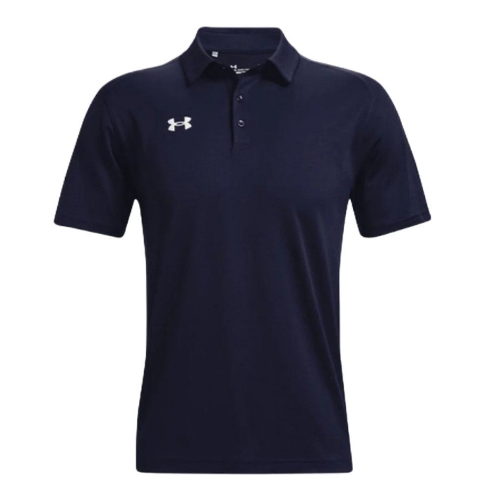 Under Armour  Men's M   Polo   Moisture Wicking   Shirt   Navy Blue - Picture 2 of 9